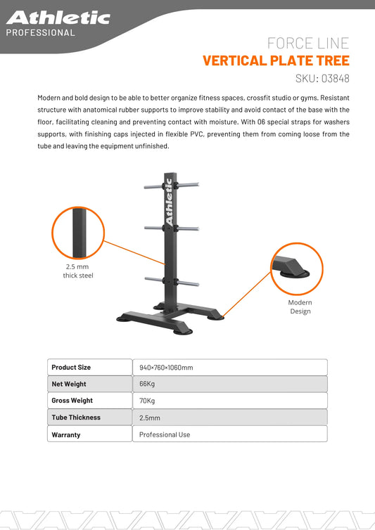 Athletic Vertical Weight Plate Tree