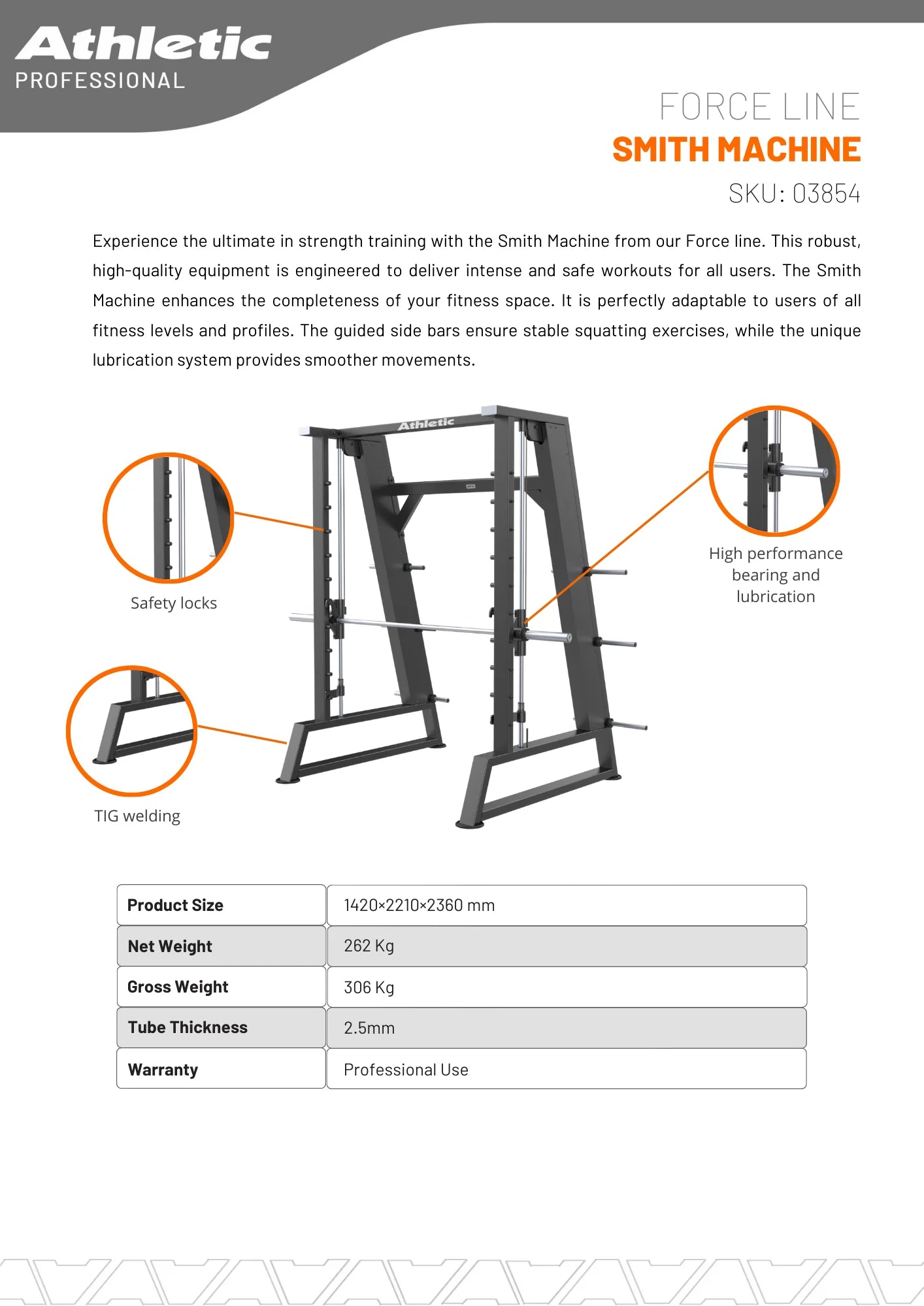 Athletic Smith Machine