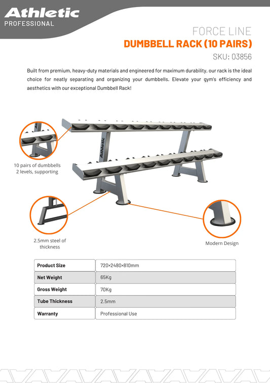 Athletic Dumbbell Rack