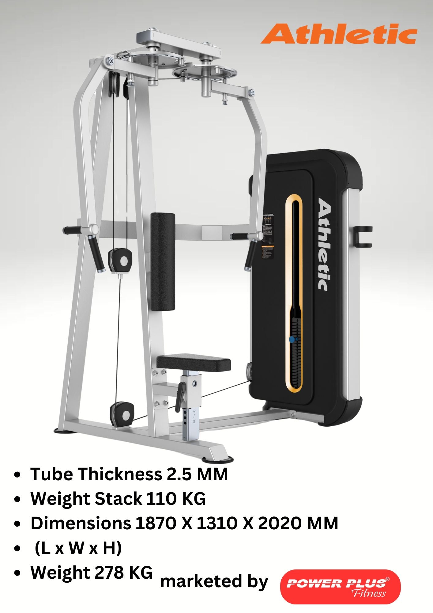 Athletic Pec dec and rear delt Machine