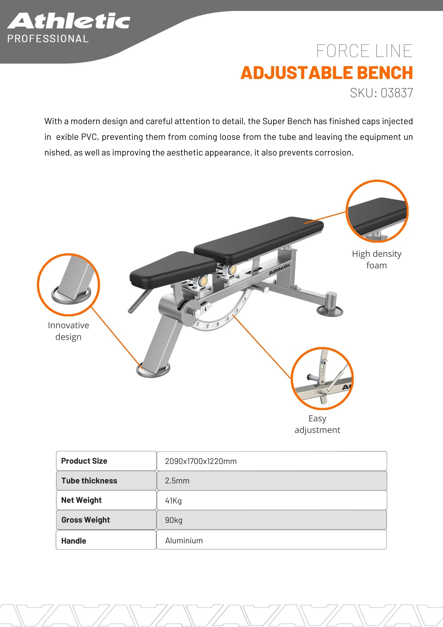 Athletic Super Adjustable Bench